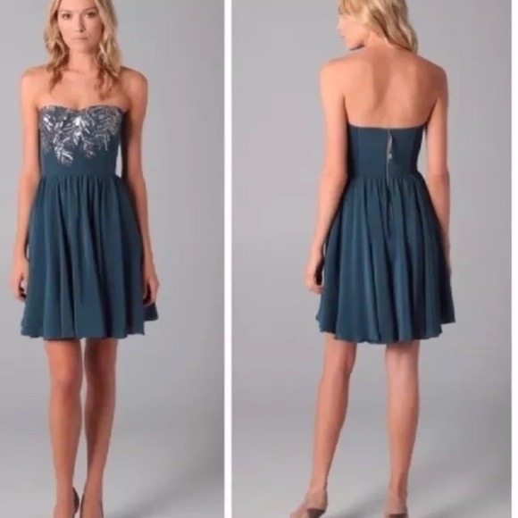 Rebecca Taylor Dresses & Skirts - NWOT Rebecca Taylor Embellished Strapless Dress